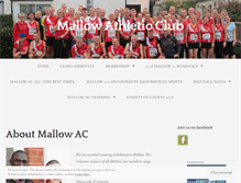 Tablet Screenshot of mallowac.ie